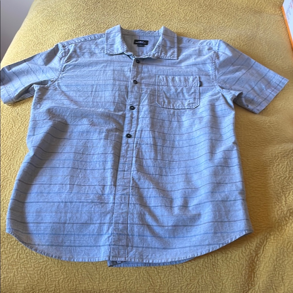 O’Neill Men's Blue Short Sleeve Shirt